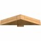 Ekena Millwork Eugene Rough Sawn Timber Gable Bracket, Western Red Cedar, 36"W x 7"H x 4"D x 6"F, 5/12 Pitch GBW036X07X0406EUG00RWR - alternate 2